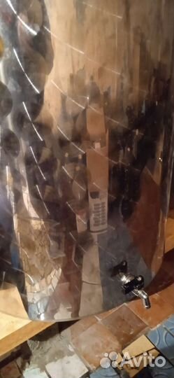 Бочка из нержавейки с пневмокрышкой 300 л