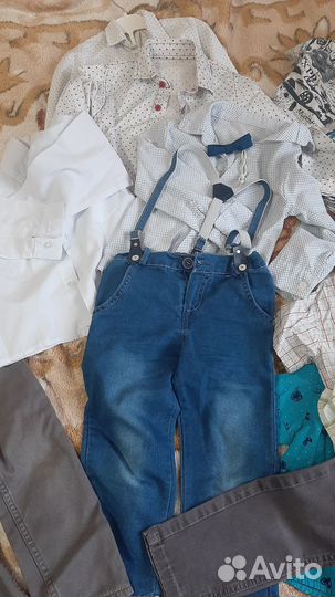 Рубашки джинсы