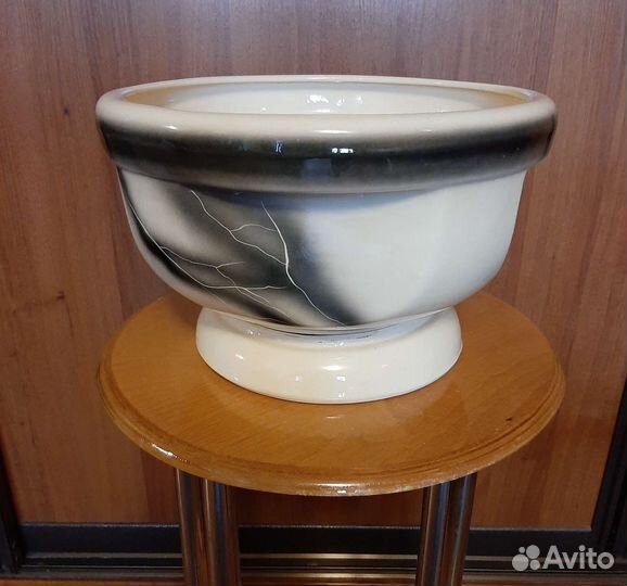 Цветочный горшок напольный керамика