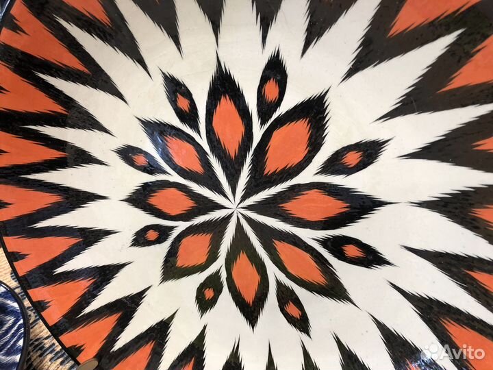 Ляган 42 см Атлас оранжевый