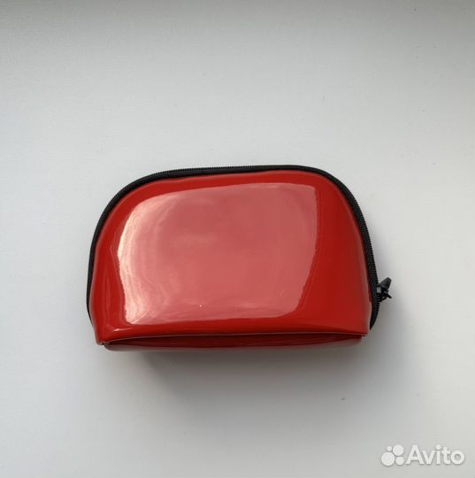 Chanel косметичка красная лаковая кошелек мини
