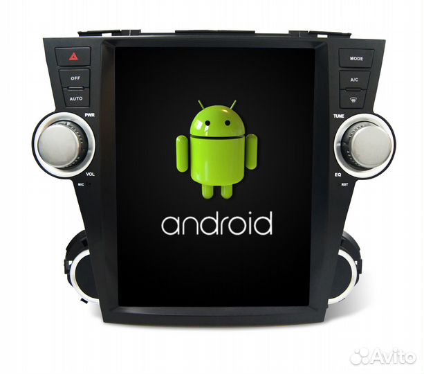 Магнитола Tesla для Toyota Highlander android