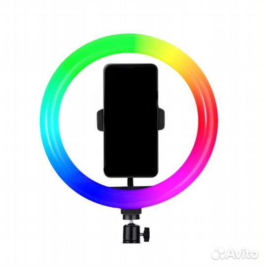 Кольцевая селфи лампа RGB