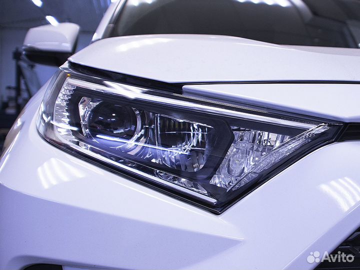 Замена стекла фары