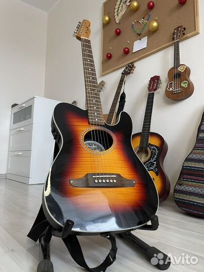 Гитара fender telecoustic premier v2