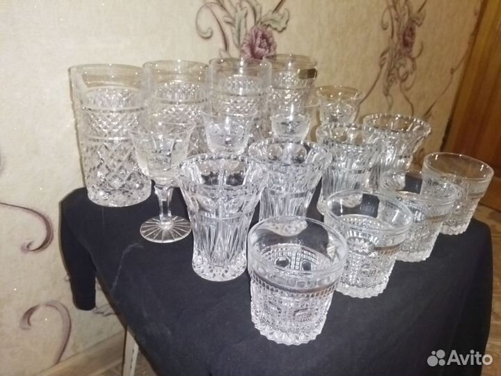 Хрусталь bohemia Чехословакия, 16 предметов