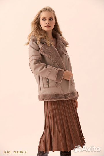 Куртка дубленка авиатор