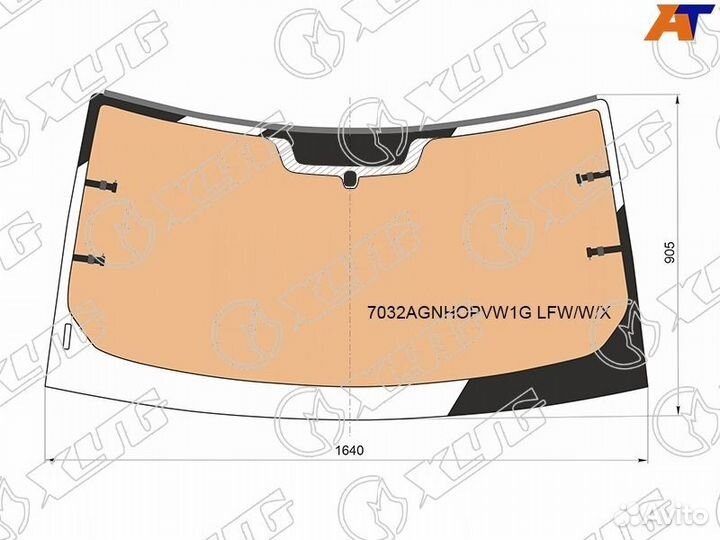 Лобовое стекло на Land Rover Discovery 4 09-16г