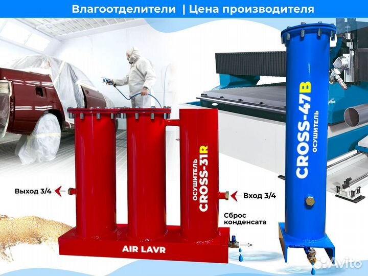 Блок подготовки воздуха для компрессора