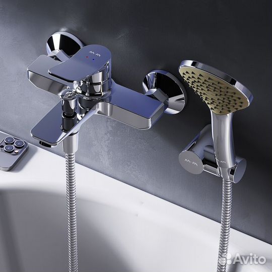 Смеситель для ванны AM.PM X-Joy F85A15000 Хром