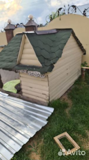 Будка для собаки утепленная