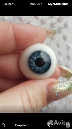 Глаза для кукол размер 18,20,22,24 мм