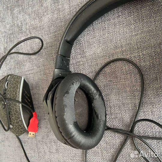 Наушники hyperx cloud stinger и мышь Bloody