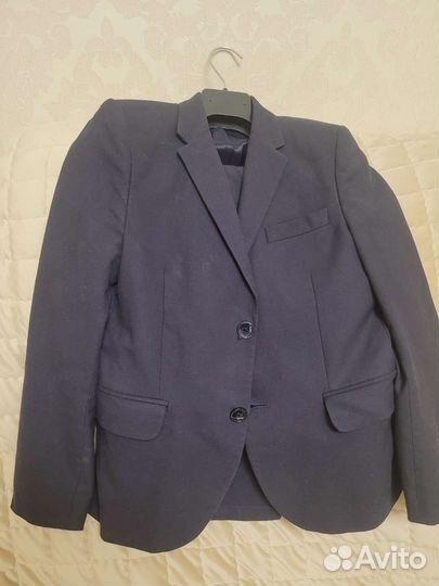 Школьный костюм для мальчика 146 синий