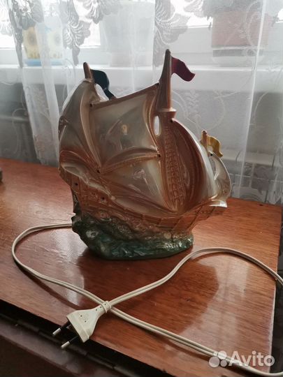 Ночник фарфоровый Корабль Германия