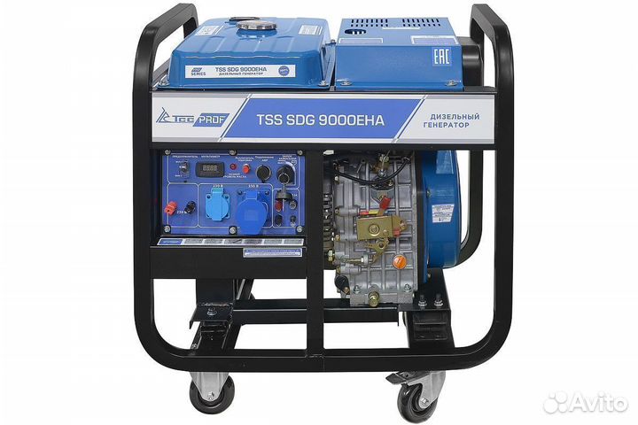 Дизельный генератор 8,5 кВт, SDG 9000EHA TSS