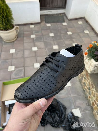 Туфли летние перфорация