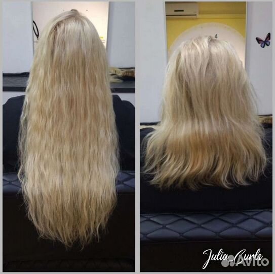 Наращивание натуральных волос