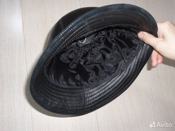 Продам женскую кожаную шляпу