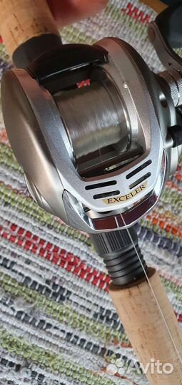 Кастинговый спиннинг с катушкой