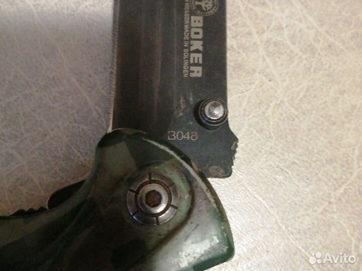 Нож складной бокер