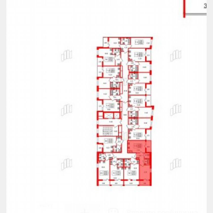 1-к. квартира, 39,8 м², 4/9 эт.