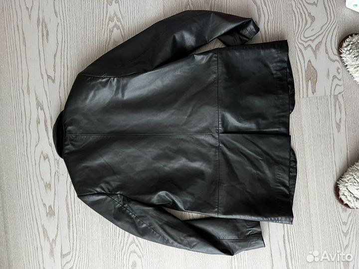 Новый кожаный пиджак Zara 2024