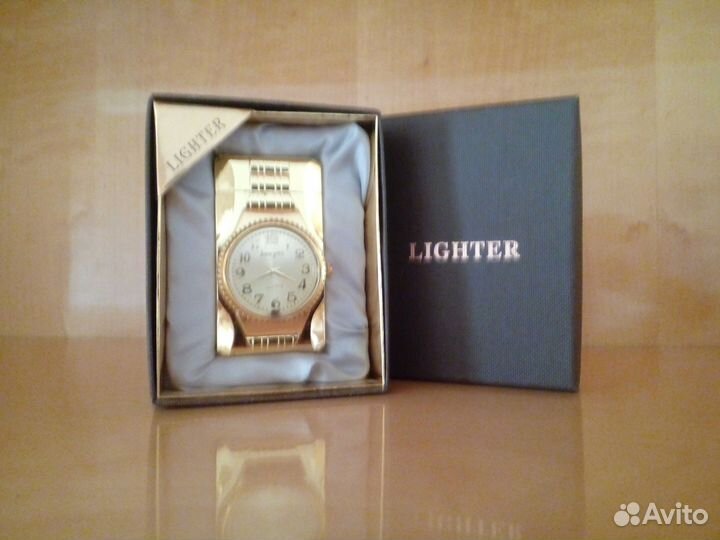 Зажигалка «Часы» с подсветкой lighter