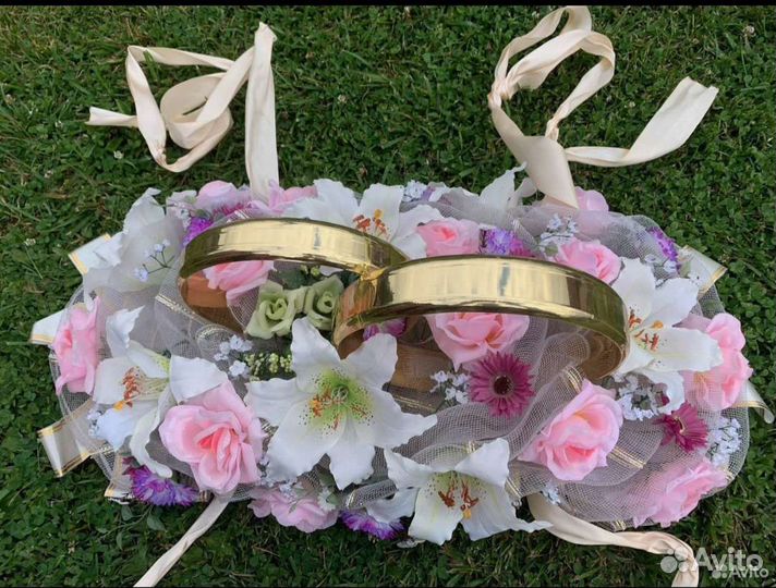 Свадебные украшения на машину аренда