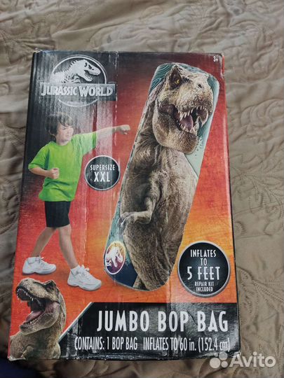Боксерский мешок для детей Jurassic world