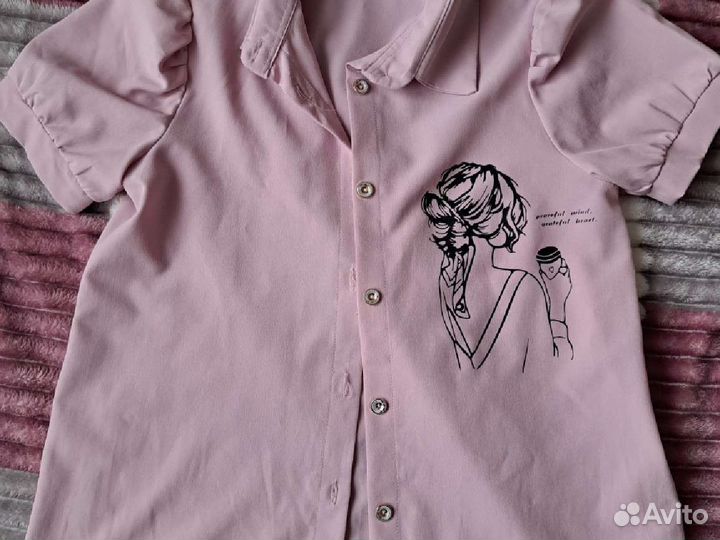 Рубашка для девочки 134