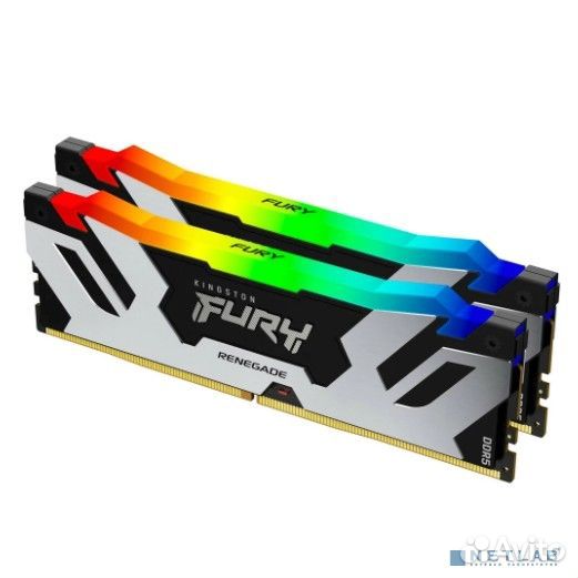 Комплект модулей памяти Kingston fury Renegade RGB XMP KF568C36rsak2-32 DDR5 32GB (Kit 2x16GB) 6800M