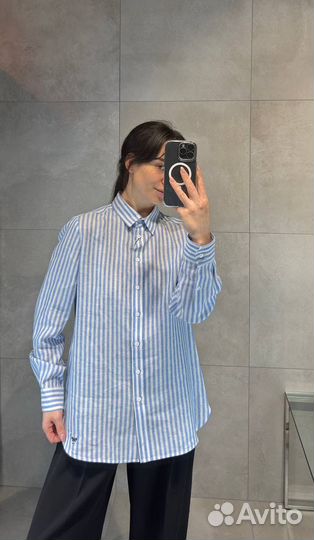 Рубашка Max Mara лен, оригинал, все размеры