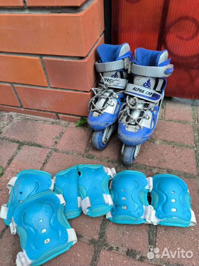 Роликовые коньки детские раздвижные