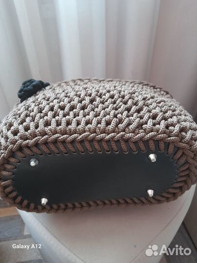 Сумка женская ручная работа. вязанная