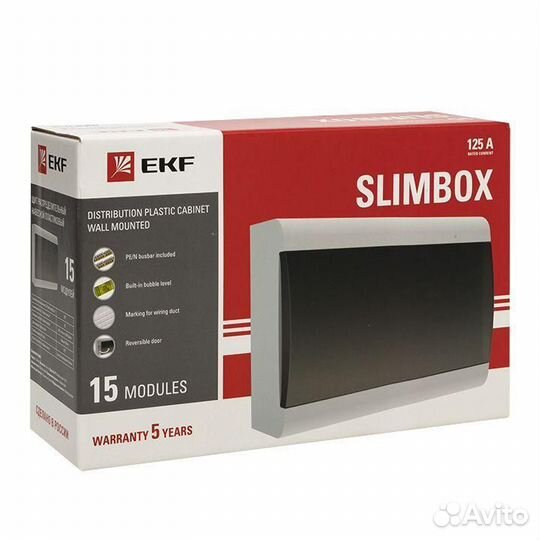 Щит ЩРН-П-15 «SlimBox» IP41 PROxima EKF sb-n-15