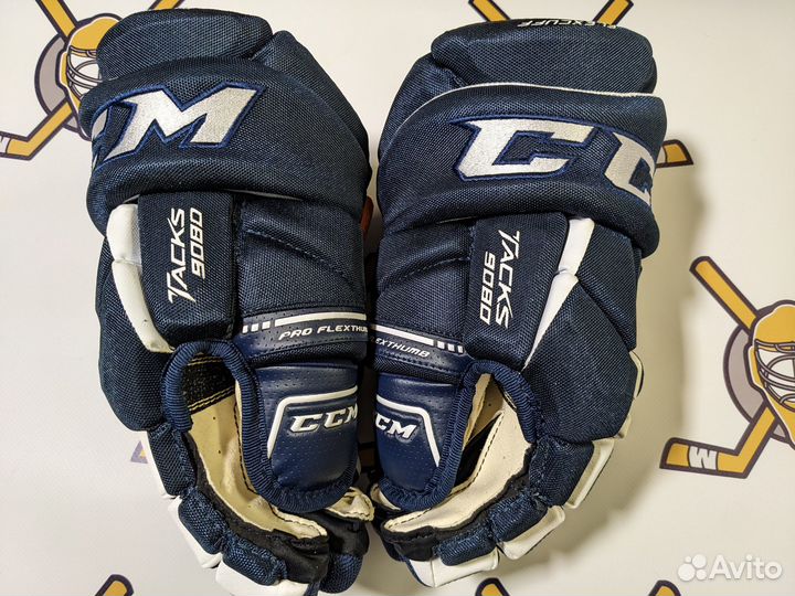 Краги ccm tacks 9080 хоккейные sr 13