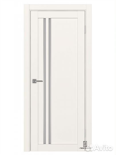 Дверь межкомнатная апс 525 молдинги, беленый дуб