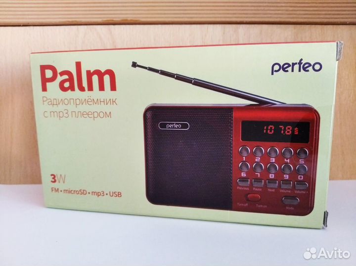 Аккумуляторный радиоприёмник с mp3 плеером