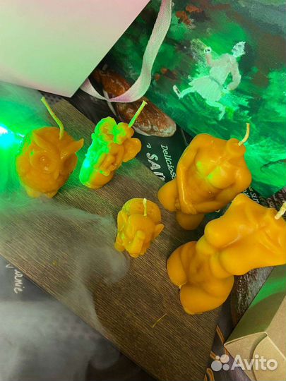 Эко-свечи из натурального воска