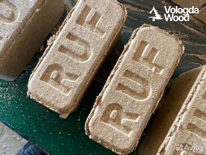 Топливные брикеты RUF (берёза, хвоя)