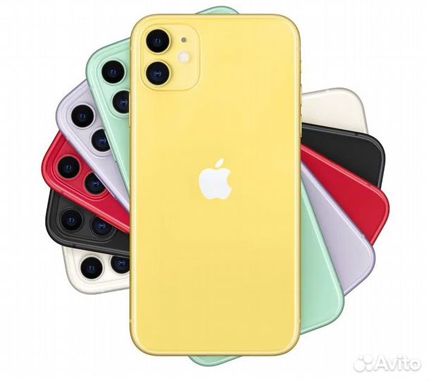 Apple iPhone 11 128 гб, nano SIM+eSIM, Жёлтый