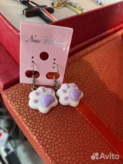 Серги лапки