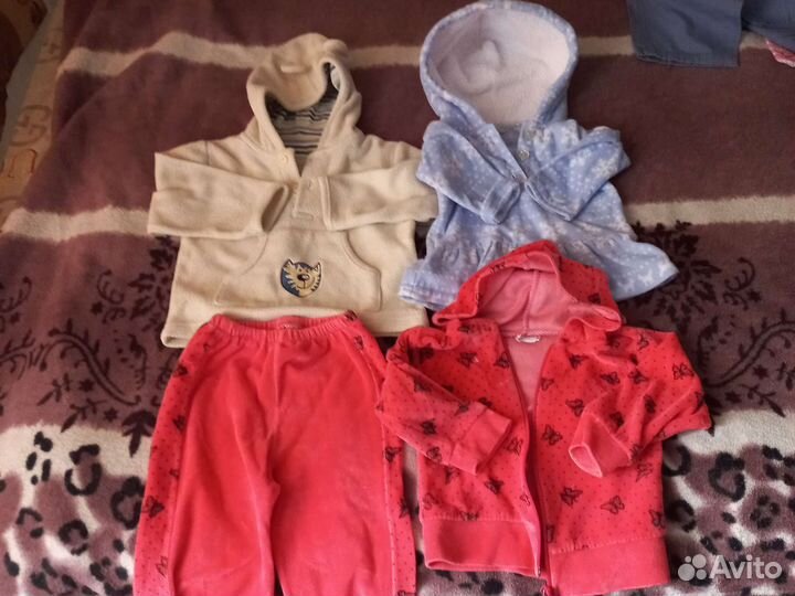 Детские вещи пакетом для девочкиот 62до 80