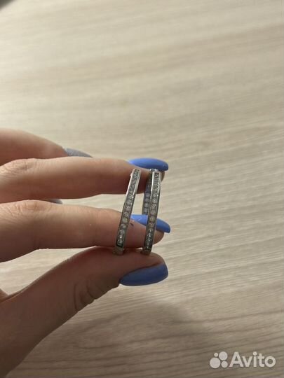 Серьги кольца