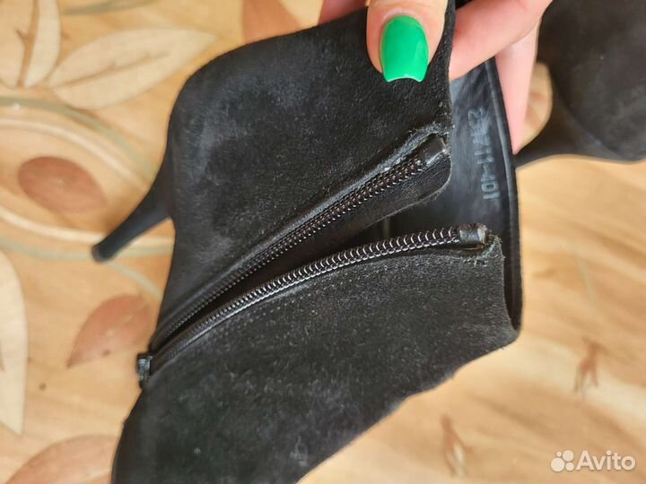 Ботильоны замша. Деми