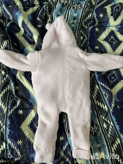 Вязанный комбинезон 62-68