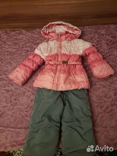 Зимний комбинезон для девочки 4-5 лет