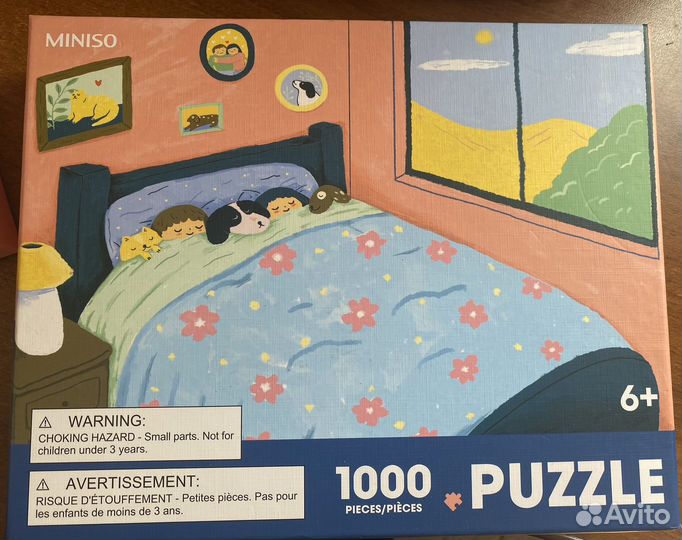 Пазлы, пазлы miniso, игрушки miniso