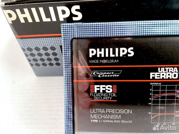 Аудиокассеты Philips Ultra Ferro C 60 - 1982 г